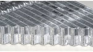 Cross section: microchannel coil.